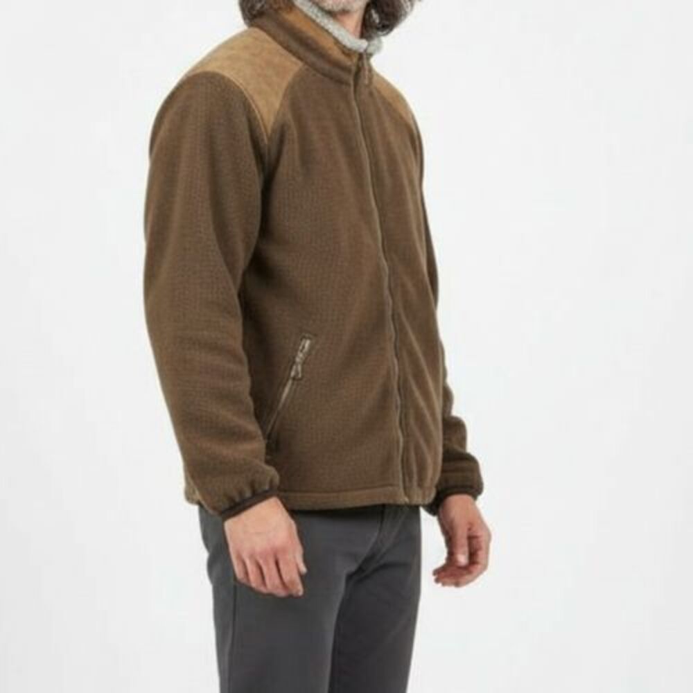 Vintage Kuhl Alf Alpenwurx Fleece Jacket Men Large Brown Full Zip Canada